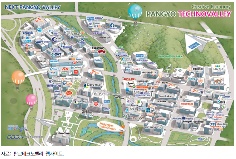 판교테크노밸리 조감도