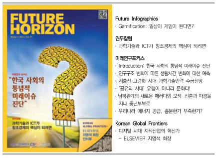 Future Horizon 27호 표지 및 목차