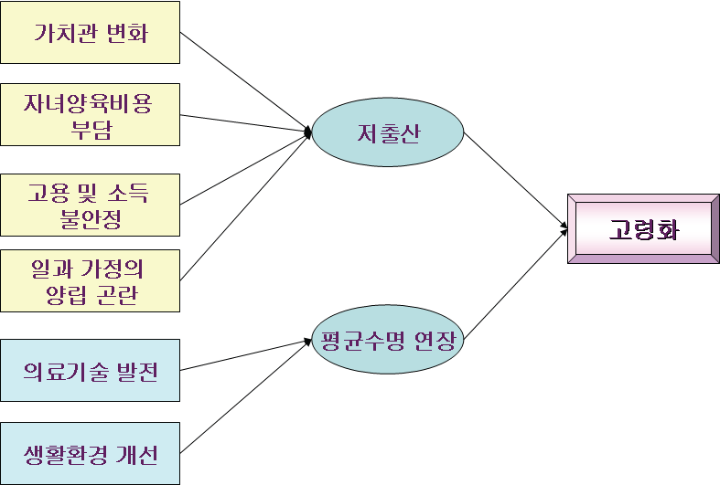 고령화 사회의 원인