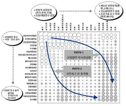 국가연구개발사업 투자 방향 변화의 이행 경로