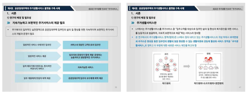 주거서비스(주거생활서비스)