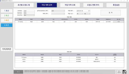 작업 계획 입력