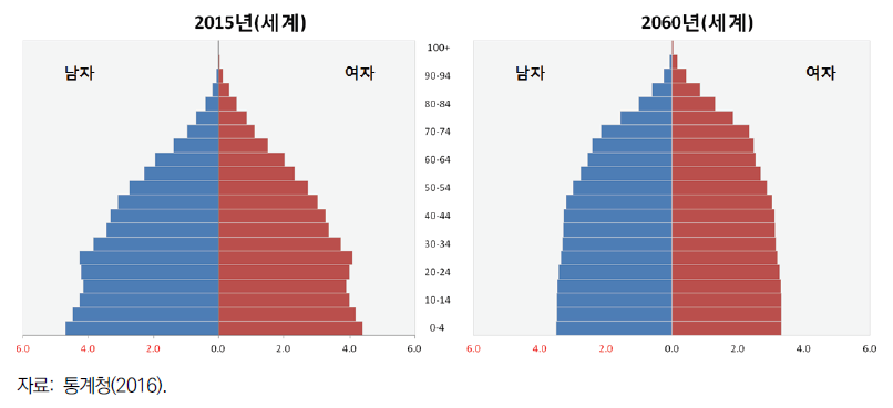 세계의 인구 피라미드