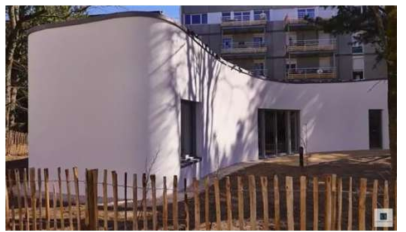 낭트대학이 낭트시와 협력하여 공개한 3D 프린터로 건설된 공공주택