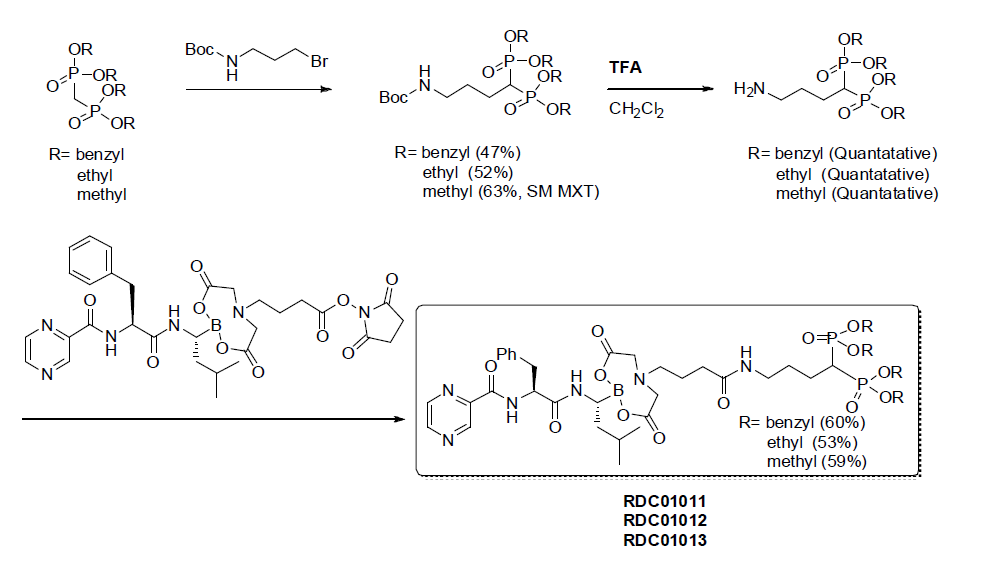 RDC01011, RDC01012, RDC01013 전구약물 합성