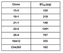 단클론 항체의 EC50