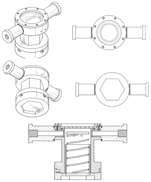 Sample Chamber of shielded LA-ICP-MS for high-level radioactive materials including irradiated nuclear fuels