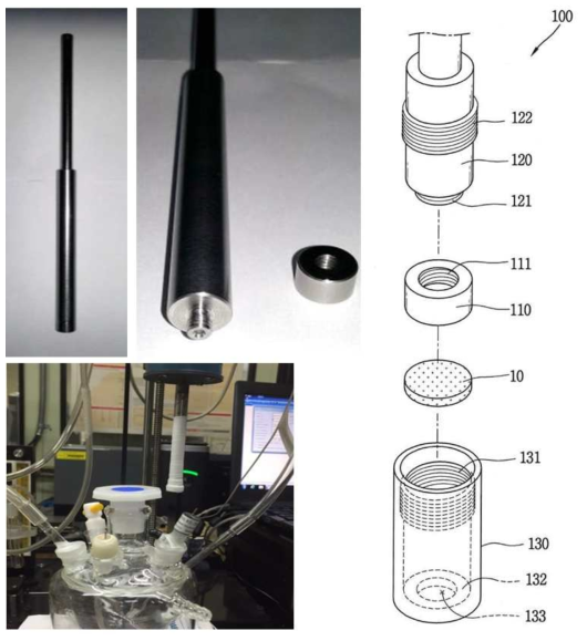 Detachable working electrode and its design patent for RDE (Rotating disk electrode) analytical system