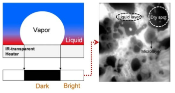 적외선 가시화 기법을 이용한 비등표면의 액체-기체 상분포 측정 기법 개요