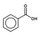 벤조산의 화학구조