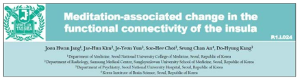 Jang et al., Meditation-associated change in the functional connectivity of the insula