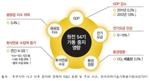 일본의 원전가동중지에 따른 경제·환경적 영향