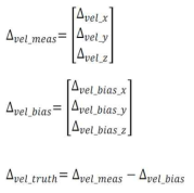 delta velocity truth 도출 과정