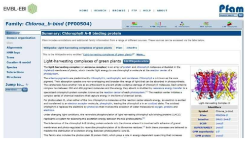 COR domain PF00504 information