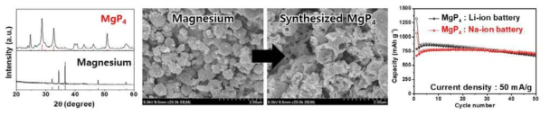 MgP4의 합성 및 전기화학 특성 평가