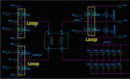 DC/DC 컨버터 회로도 Critical Loop