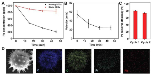 SEC 마이크로모터를 이용한 Pb(III) 오염제거
