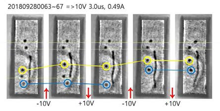 10V, 3.0us, H:2.3 kOe