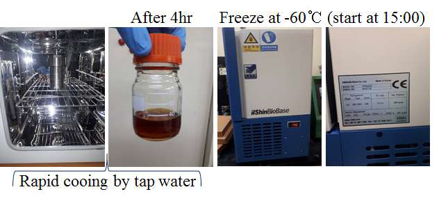 Urea를 이용한 hydrothermal C QDs 합성 및 냉각