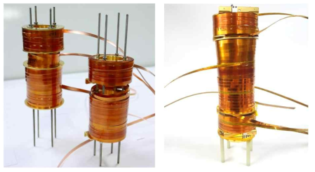 제작된 NMR 신호측정용 무접합 마그넷