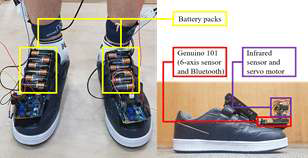 Shoe-type walking assistive device