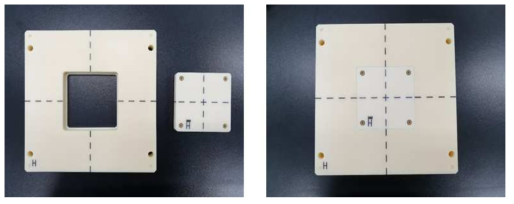 Sample holder layer(좌: 분리상태, 우: 결합상태)