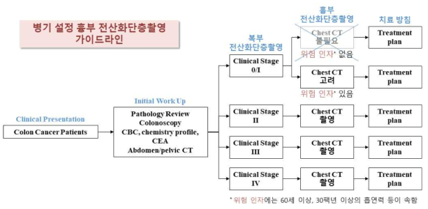 병기 설정 흉부 전산화단층촬영 가이드라인 제시