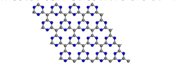 g-C4N3 의 구조도 