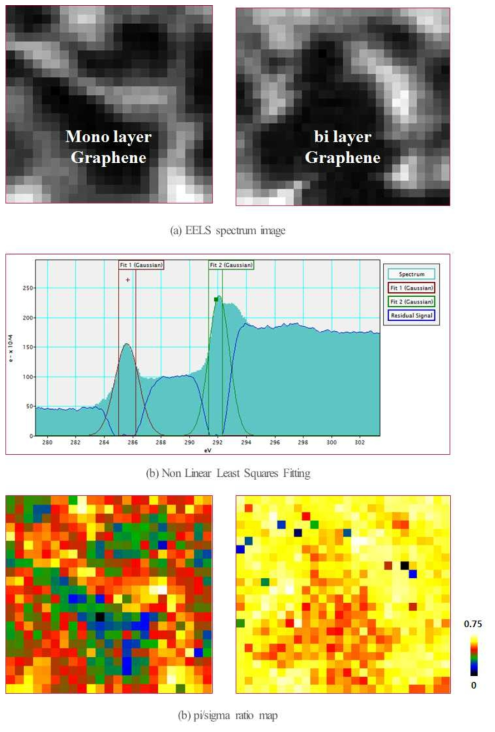 전자 에너지 손실 분광법을 이용한 sp2/sp3 비율 맵핑