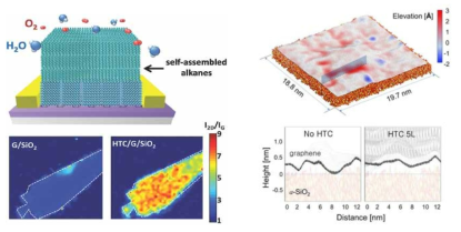 Epitaxially Self-Assembled Alkane Layers for Graphene Electronics