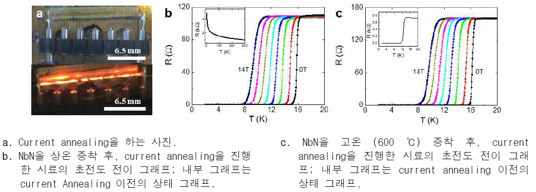 초전도 Current annealing을 통한 초전도 나노선 실의 특성 변화