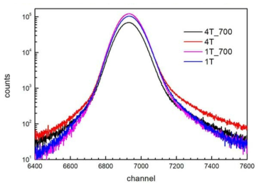 Annihilation counts of SUS316L depending on thickness and annealed temperature