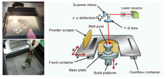 선택적 레이져 용융적층(selective laser melting, SLM)금속 3D 프린팅