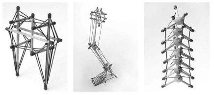 Biotensegrity model mimicking human body