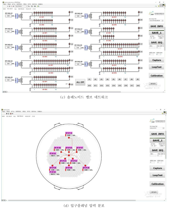 계측용 HMI 화면 구성 (다음 쪽에 계속)