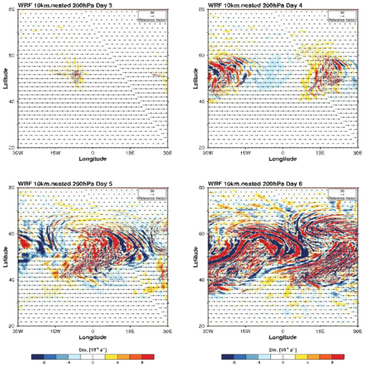 Same as Figure 3.2.1.7 except from 10km mesh size of nested domain