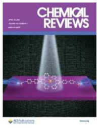 단분자 전자소자 기반의 포토스위치 개념도 (Chemical Reviews 116, 4318 (2016)), Front cover article