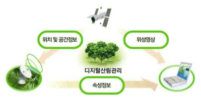 산림공간정보시스템 흐름