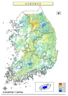 산사태위험지도