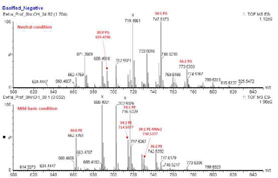 Oxi-alpha의 Mass spectroscpy 분석