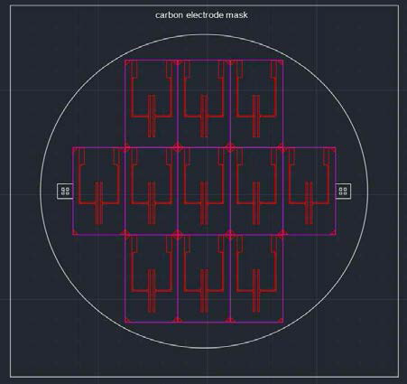 니켈 전극의 Auto CAD 설계도