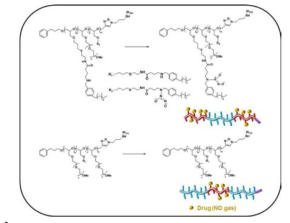 Active-targeting drug delivery brush-polymer