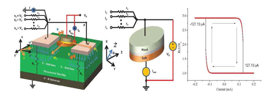 straintronic spin 뉴런의 형태 (Ayan K. Biswas, et al. Nanotechnology, 2015.)