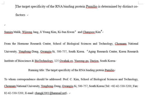 The manuscript is in revision in RNA