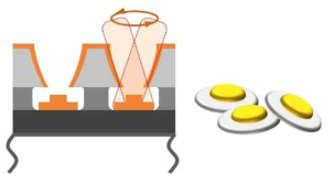 Fried-egg-shaped Au nanodisk 합성을 위한 공정 모식도