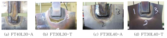 페라이트계 스테인리스강 용접접합부 파단형상