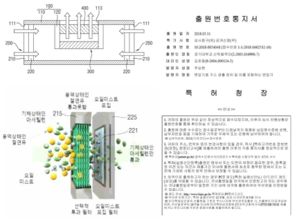 변압기용 가스 검출장치 및 구조물 관련 특허 출원