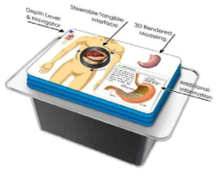 테이블탑 디스플레이에서 인체 시각화를 위한 Steerable Tangible 인터페이스