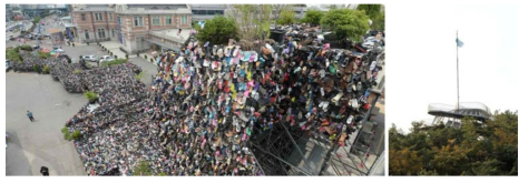 서울시청 앞에 설치 9일만에 해체된 슈즈트리와 안양공공예술프로젝트(APAP)