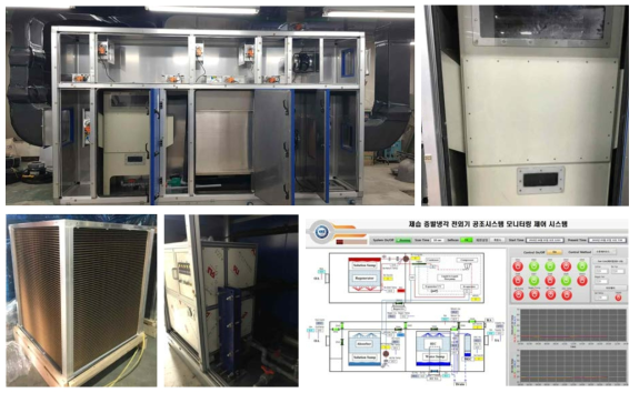 제습증발냉각 전외기 공조시스템 패키지 유니트 구축